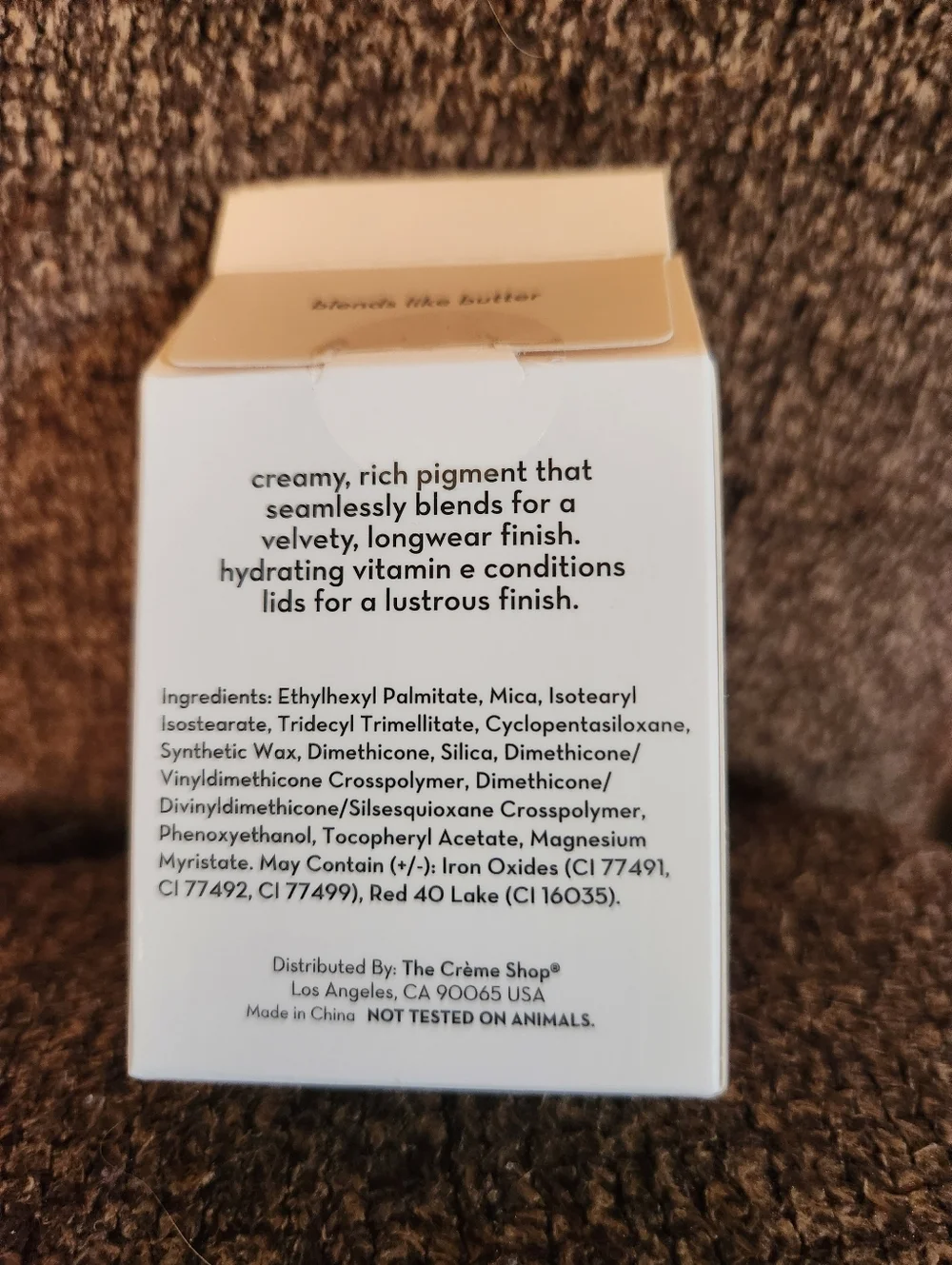 The Crème Shop Crème Eyeshadow Color Croissant New